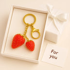 Strawberry Bag Charm