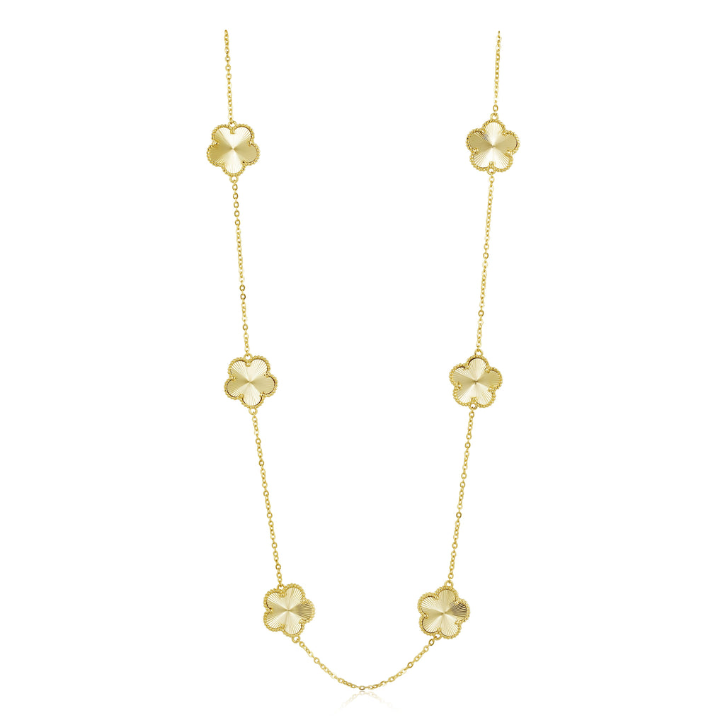 Amelie Clover Necklace - Gold Edition