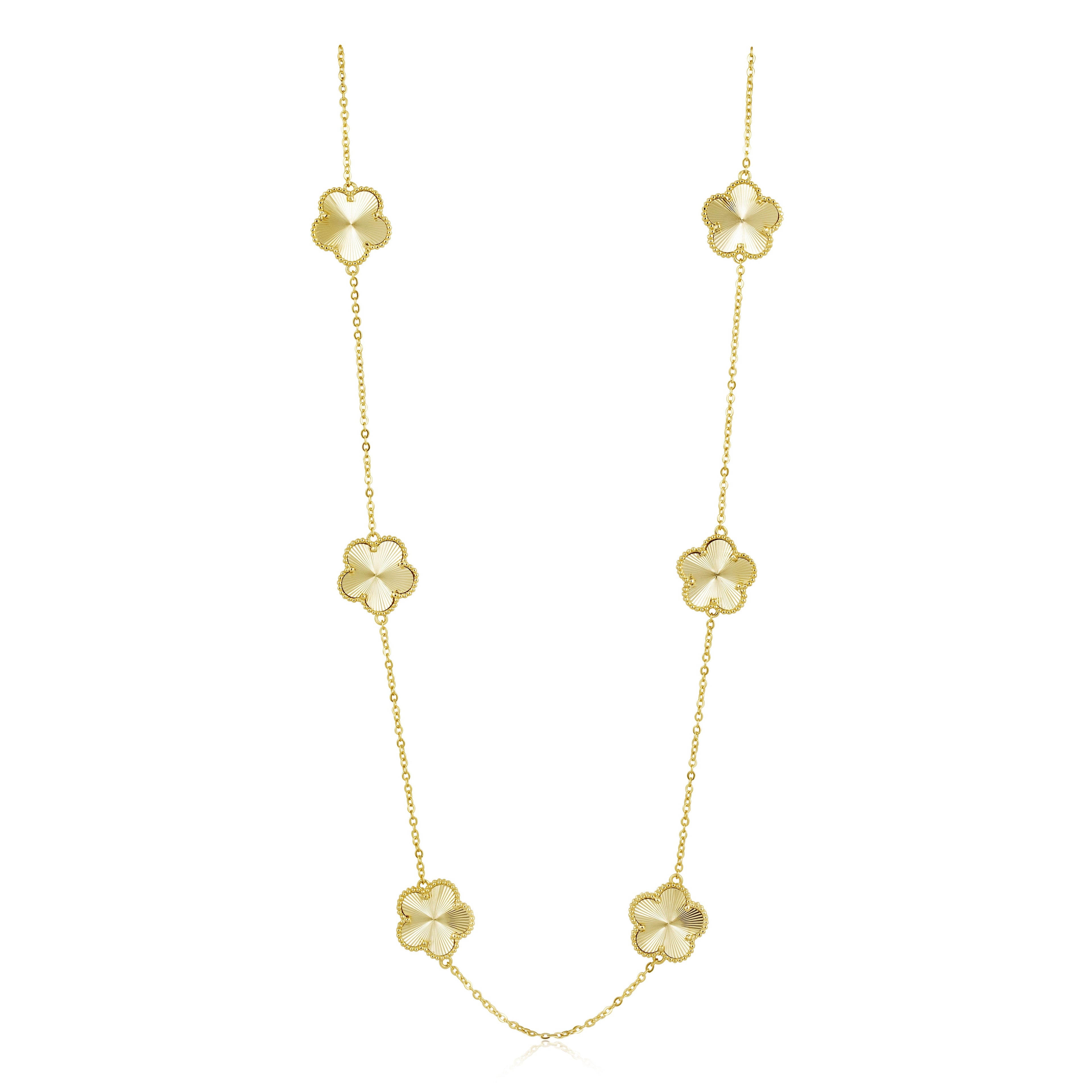 Amelie Clover Necklace - Gold Edition