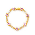The Pink Heart Bracelet