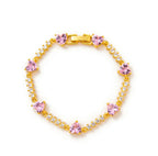 The Pink Heart Bracelet