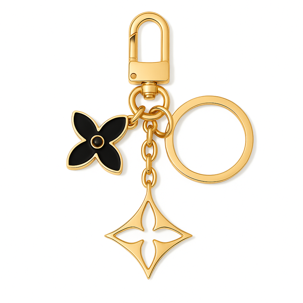 Luxe Fleur Bag Charm