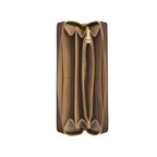 The Long Zip Around Wallet In Signature Canvas With - Cherry Print