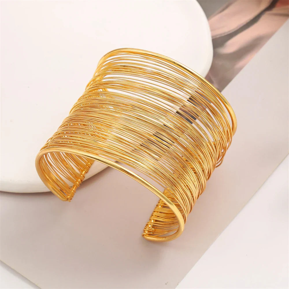 Gold Wire Bracelet
