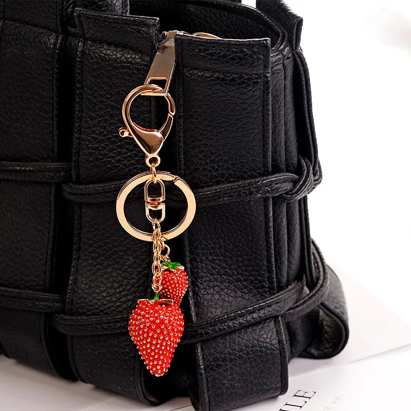 Strawberry Bag Charm
