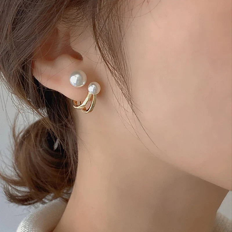 Retro Pearl Earrings