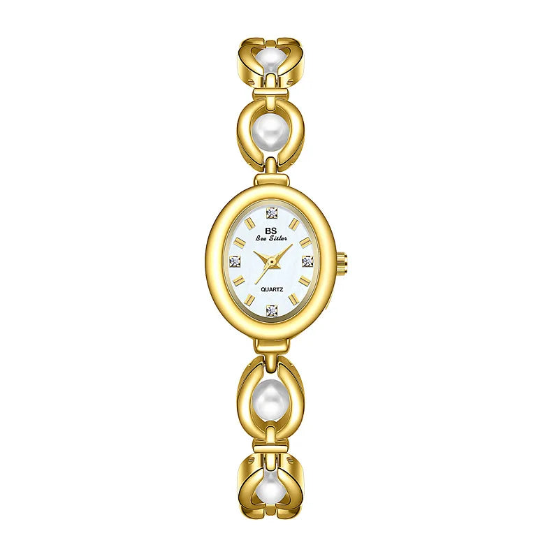 Golden Pearl Vintage Watch