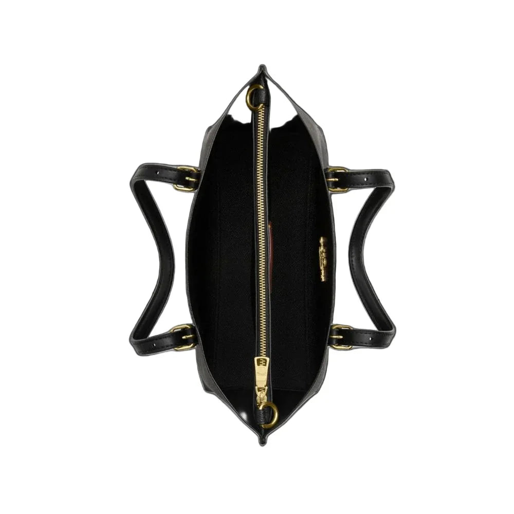 The Mollie Tote Bag 25 In Signature Canvas -  Walnut/Black