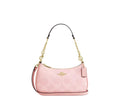 Teri Shoulder Bag In Signature Canvas - Gold/Powder Pink