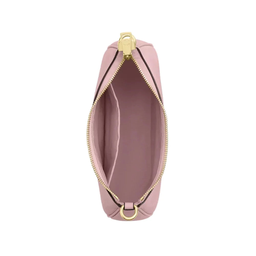 Teri Shoulder Bag In Signature Canvas - Gold/Powder Pink