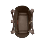 The Hadley Turnlock Tote Bag - Gold/Dark Stone