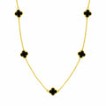 Amelie Clover Necklace - Black Edition