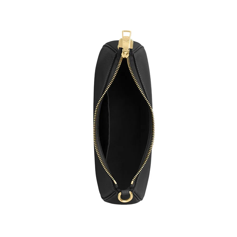 Teri Shoulder Bag In Signature Canvas- Gold/Black