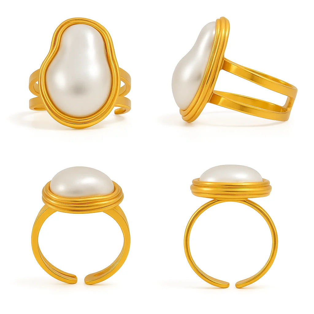 Luna Pearl Ring