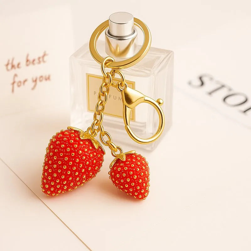 Strawberry Bag Charm