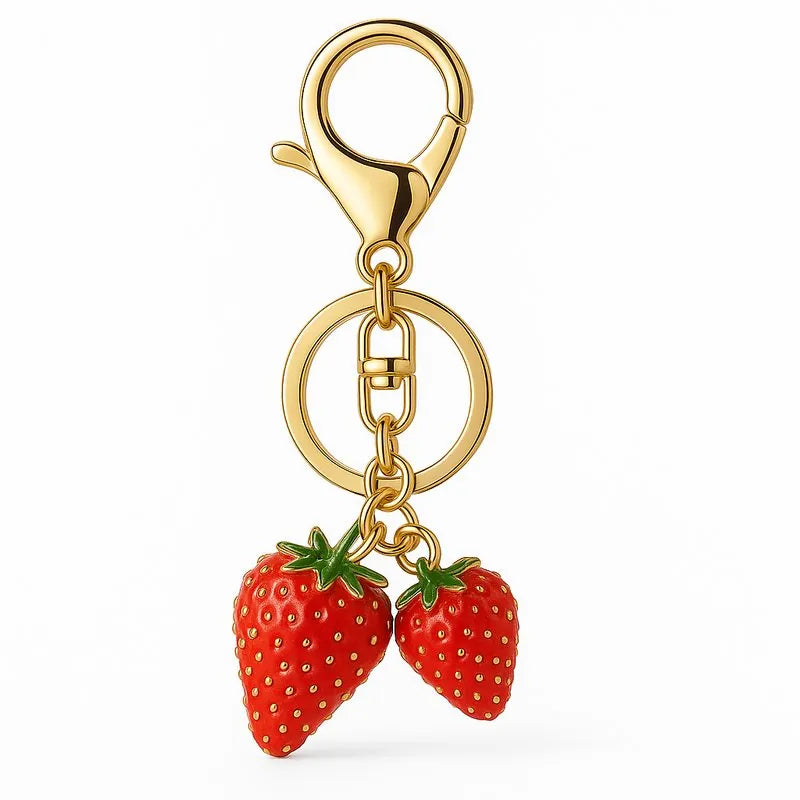 Strawberry Bag Charm