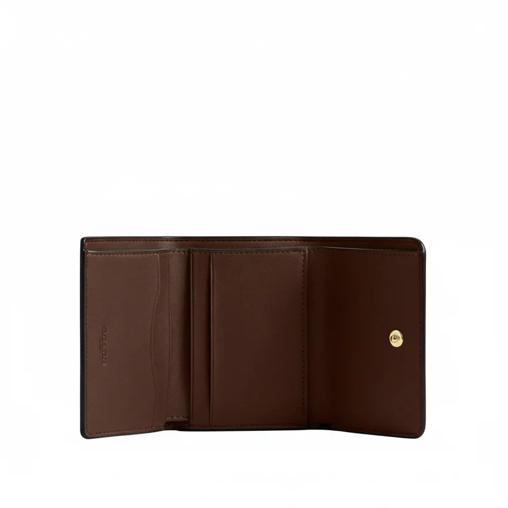 The Signature Card Holder Wallet – Walnut/Tan